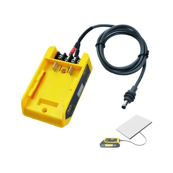 Starlink Mini Charger Adapter with LVP-30V Low Voltage Protection DeWALT Battery Adapter for Starlink Battery Pack MgcSTEM